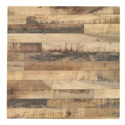 800mm Square Isotop Table Top in Rustic Maple