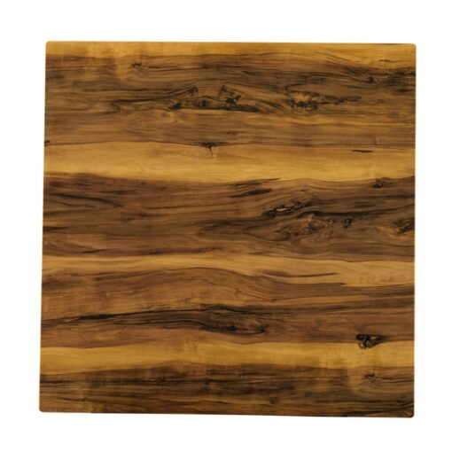 800mm Square Isotop Plus Table Top in Shesman Timber Look