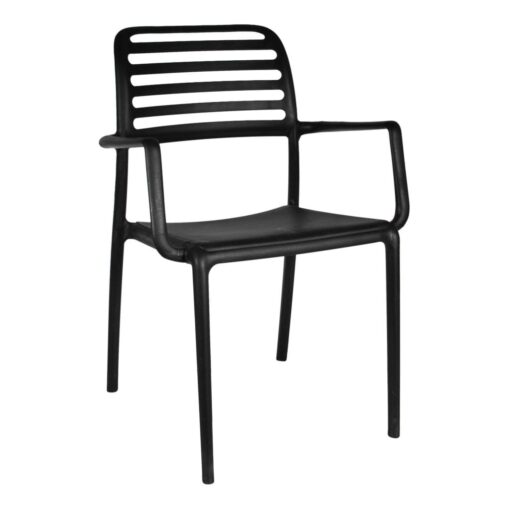 Bellechair-black-BE-BL-AR-view1 Belle Chair Black with Arms