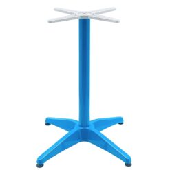 Roma Aluminium Table Base in Hunter Blue