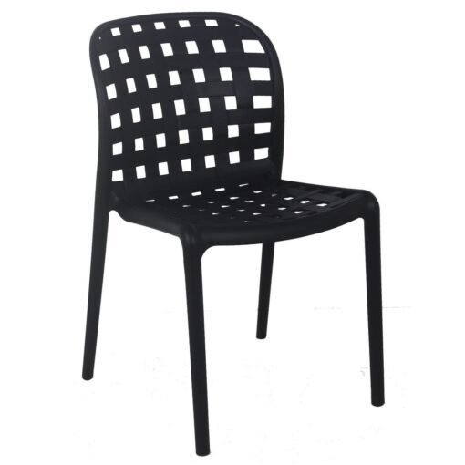 Lattice Chair in Black (Minimum 24)