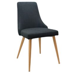 Windsor Chair in Charcoal with Beech Legs