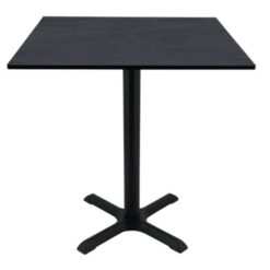 black moon compact table top with black maxwell base