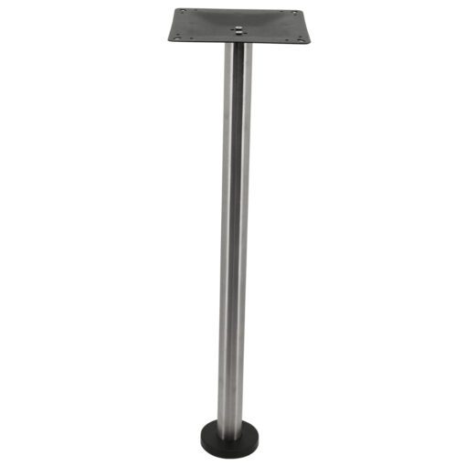 bolt in stainless steel bar table with round pole