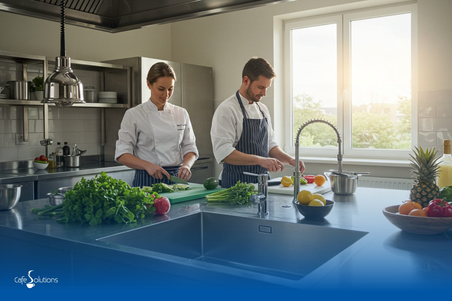 how many sinks does a basic café in australia usually need 
