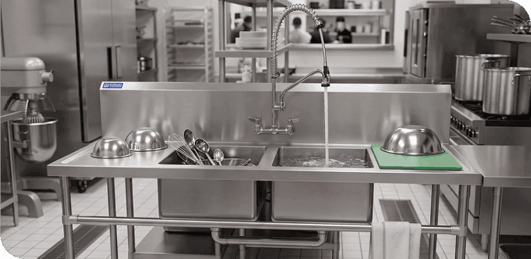 how to clean rust off stainless steel benches & sinks