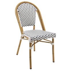 Parisian Chair in White and Black Light Frame