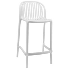 medium riviera stool in white