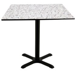 black moon compact table top with black maxwell base