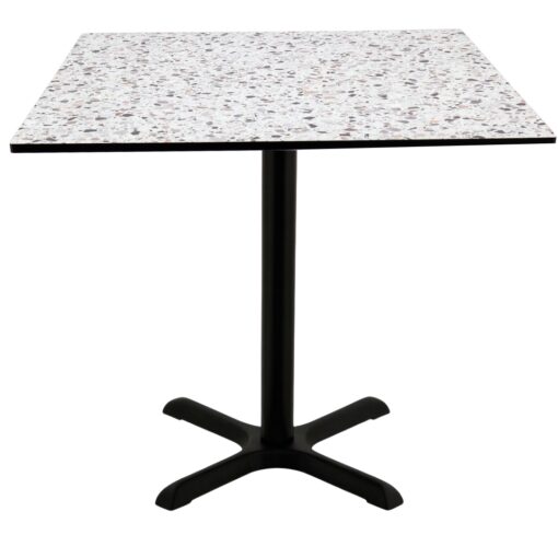 black moon compact table top with black maxwell base
