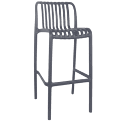 tall tuscan stool in charcoal